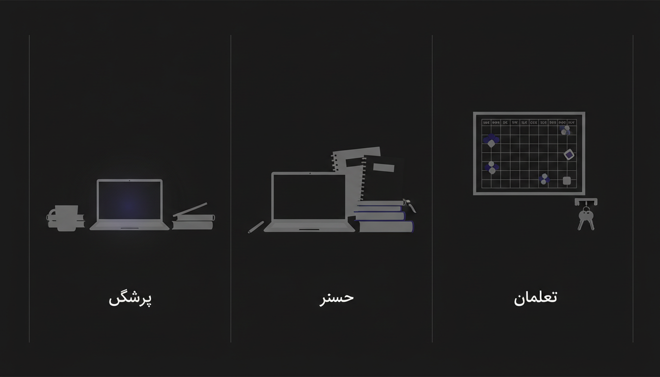 سه پرسونا: دانشجو، مؤسس، خانواده